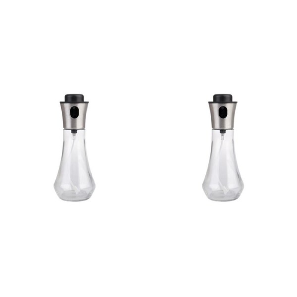 2x Appetito Glass Oil Sprayer Spray Bottle Home Kitchen Cooking Serveware