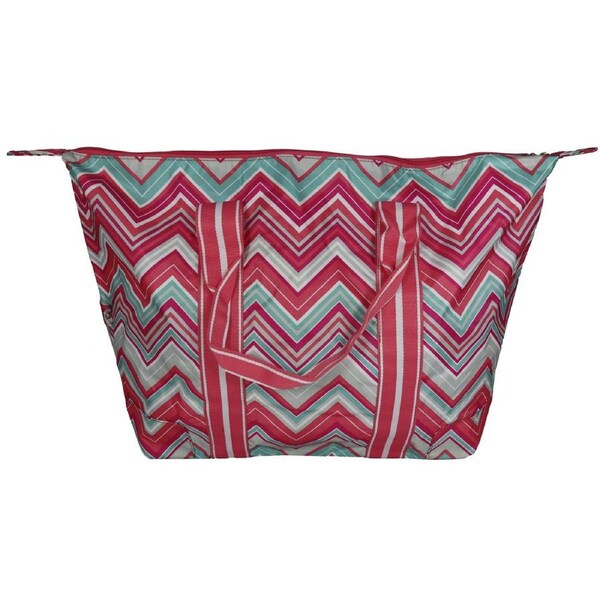 Sunset Chevron Travel Tote