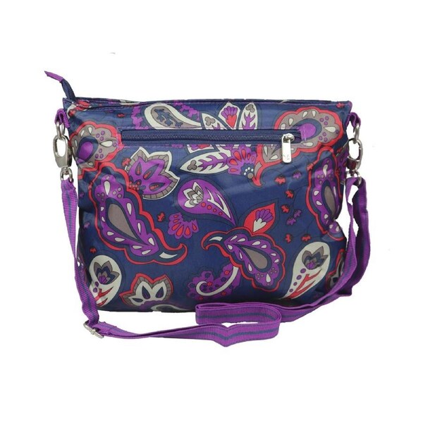 Vivid Paisley Tablet Crossbody Bag