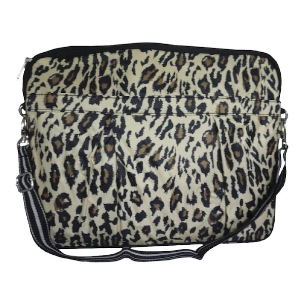 Classic Leopard Lap Top Sleeve Large