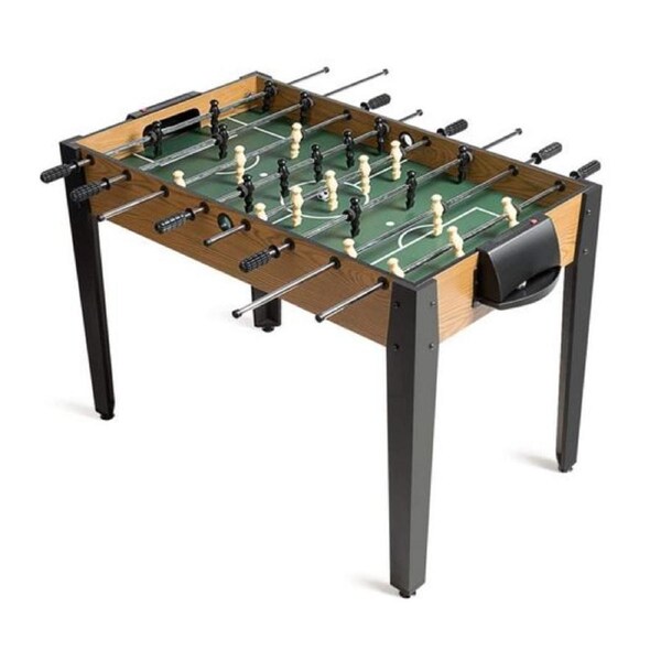 Costway 48'' Wooden Foosball Table Soccer Game Table w/2 Footballs Tabletop Shoot Game Family Party Indoor