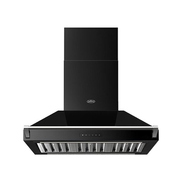 Belling 90cm Classic Canopy Rangehood 1000m3/h Smoke Odour Extractor Gloss BLK