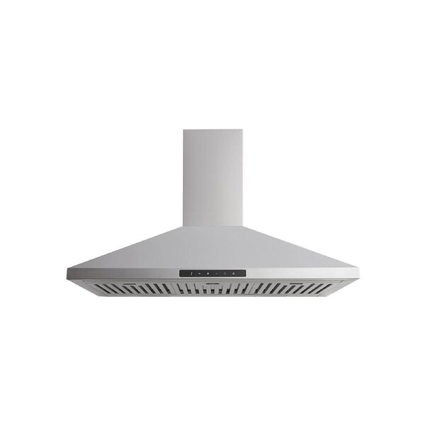 Euromaid 90cm Stainless Steel Pyramid Canopy Rangehood 700m3/h Air Extraction