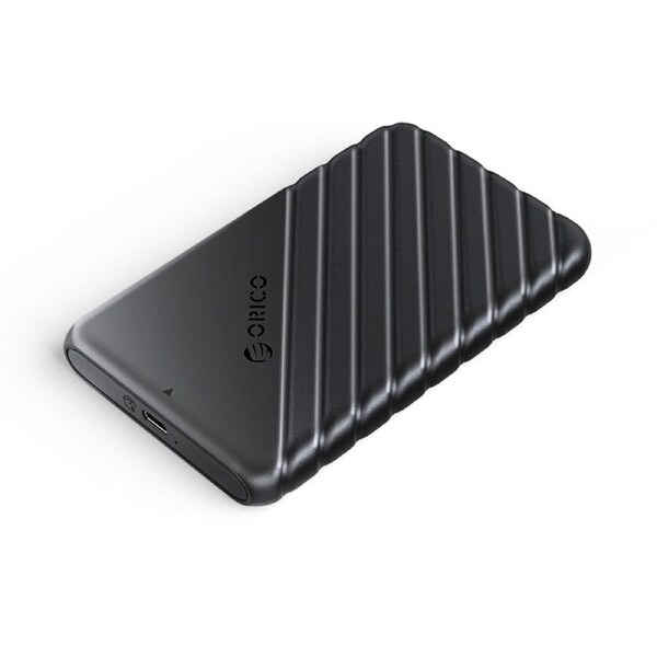 Orico 2.5" SATA HDD/SSD USB3.1 Gen1 Type-C Hard Drive Enclosure, 6Gbps/Tool-free [25PW1C-C3-BK]