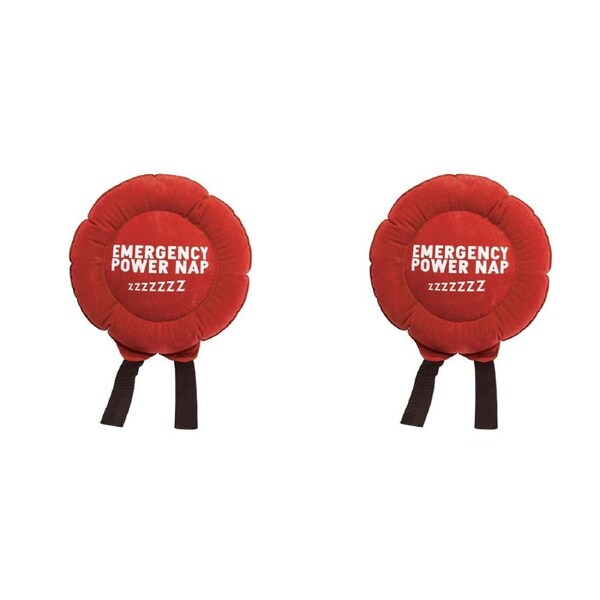 2PK Funtime Power Nap Emergency Inflatable Pillow Outdoor/Travel Soft Cushion RD