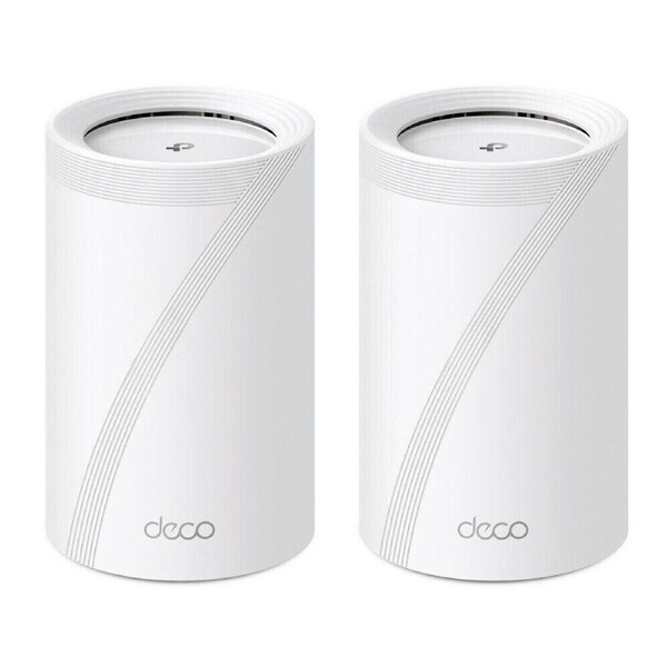 TP-Link Deco BE65 2 Pack BE11000 WiFi 7 System Tri-Band 2.5G LAN Whole Home Mesh