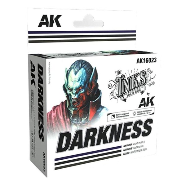 AK Interactive - The Inks - Darkness Set