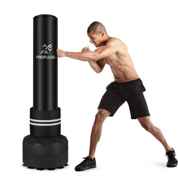 ProPulse Boxing Punching Bag Free Standing Speed Bag Adults Kick Training 170cm