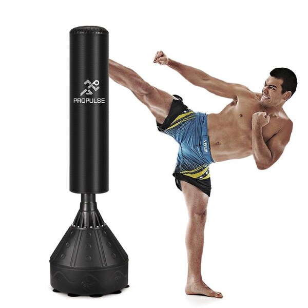 ProPulse Boxing Punching Bag Free Standing Speed Bag Adults Kick Training 177cm