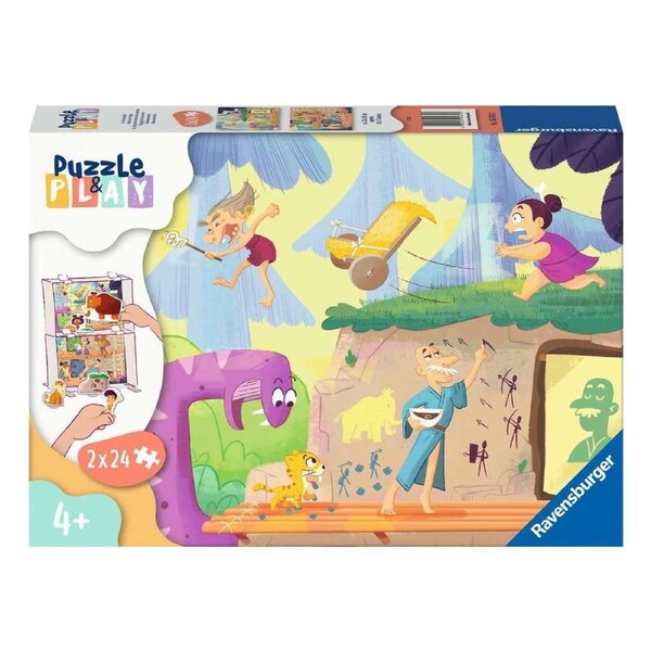 Ravensburger Prehistoric People 2x24 Piece Puzzle