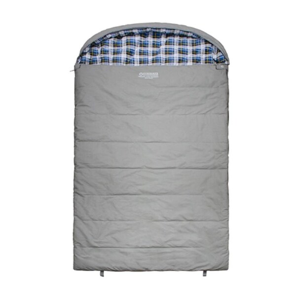 Wildtrak Frankland Hooded Double Sleeping Bag, -2 to -7c