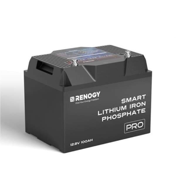 Renogy 12V 100Ah Pro Lithium Battery with Bluetooth & Self-heating Function
