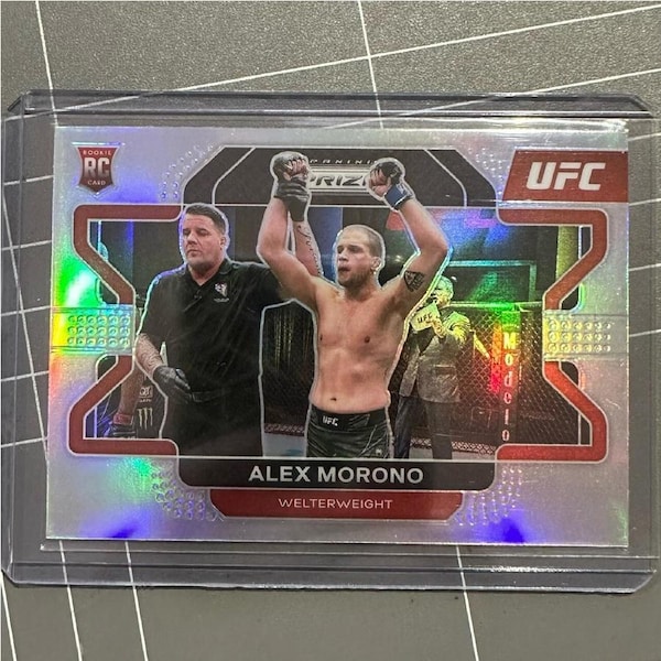 2022 Panini Prizm UFC - ALEX MORONO RC SILVER Prizm #25