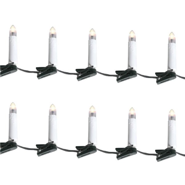 Set of 10 LED Candle String Light