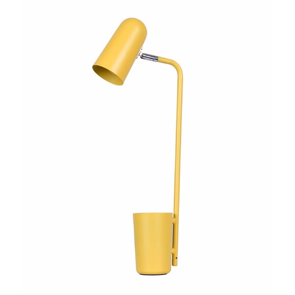 PASTEL Interior Powder Coated Iron Table Lamp- Yellow