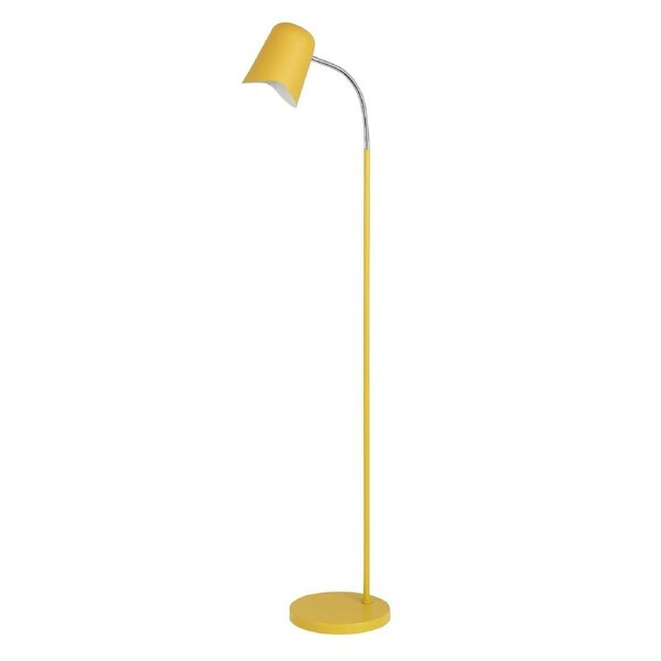 PASTEL Interior Powder Coated Iron Floor Lamp- Yellow