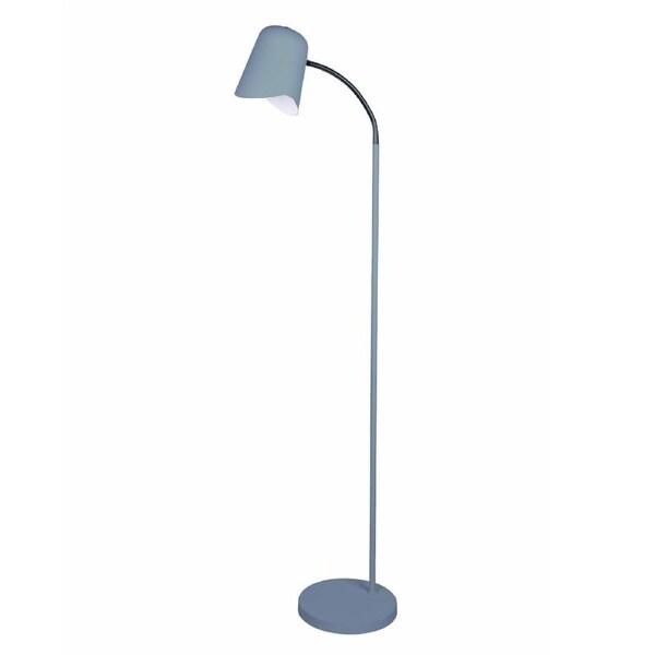 PASTEL Interior Powder Coated Iron Floor Lamp- Blue
