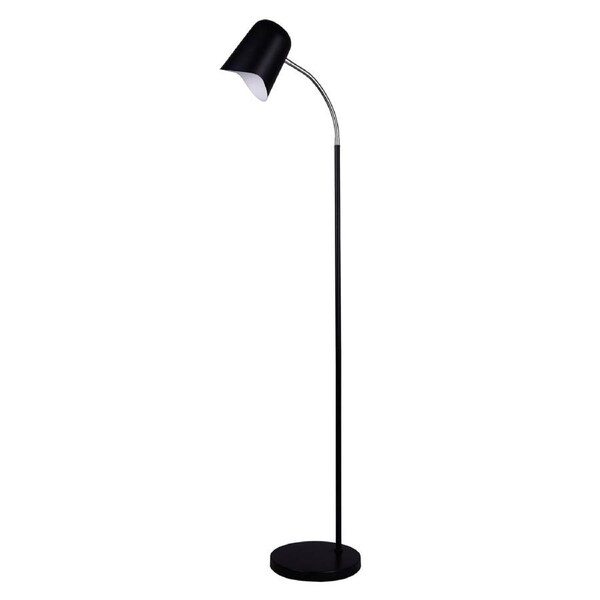 PASTEL Interior Powder Coated Iron Floor Lamp- Black