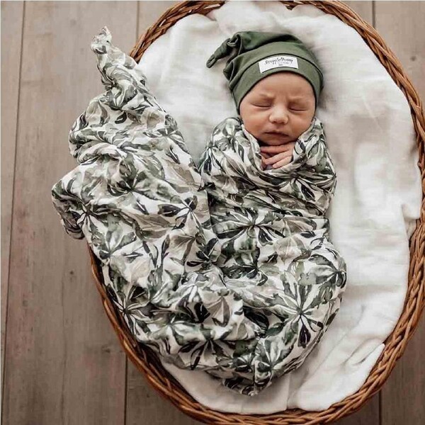 Snuggle Hunny Evergreen Organic Muslin Wrap