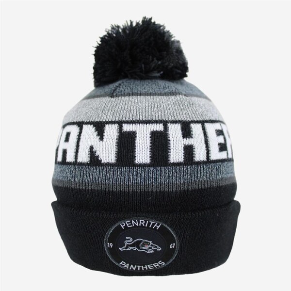 Penrith Panthers NRL Tundra Pom Pom Knit Beanie Hat