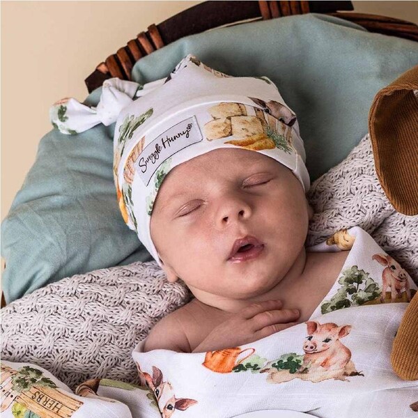 Snuggle Hunny Farm Organic Knotted Beanie