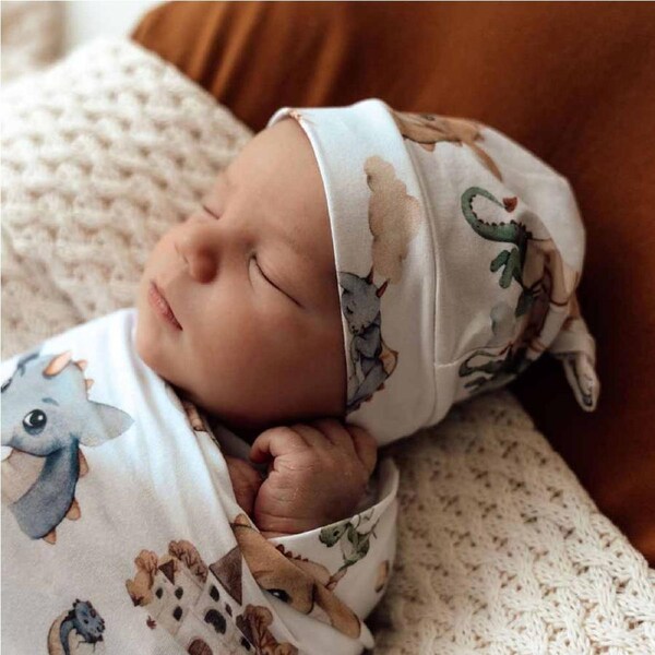 Snuggle Hunny Dragon Organic Knotted Beanie