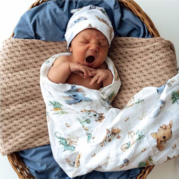 Snuggle Hunny Dragon Organic Muslin Wrap