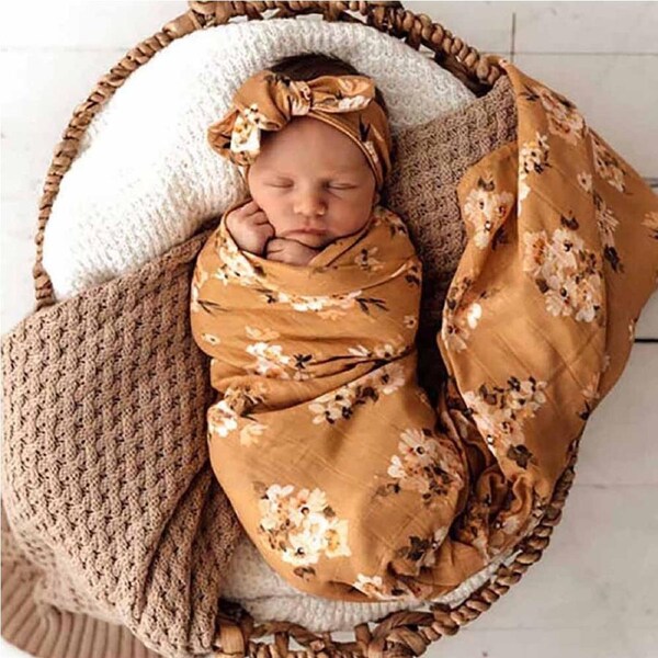 Snuggle Hunny Golden Flower Organic Muslin Wrap