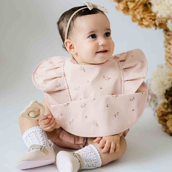 Snuggle Hunny Posy Frill Snuggle Bib