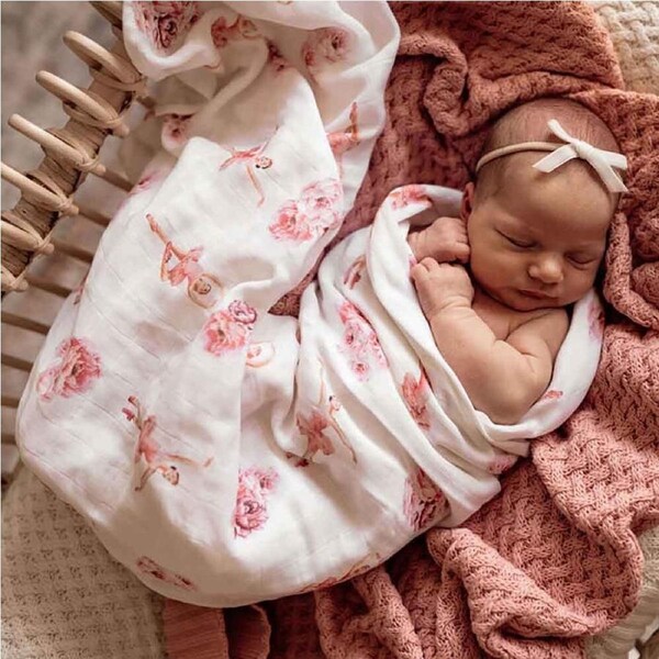 Snuggle Hunny Ballerina Organic Muslin Wrap