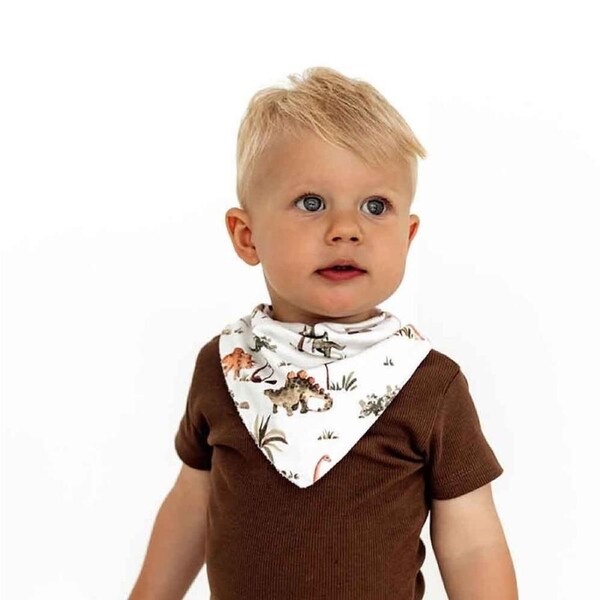 Snuggle Hunny Dino Organic Dribble Bib