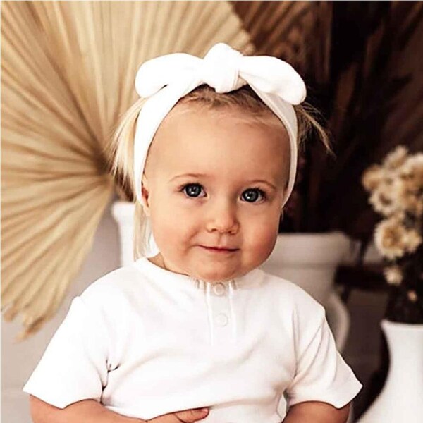 Snuggle Hunny Milk Ribbed Organic Topknot