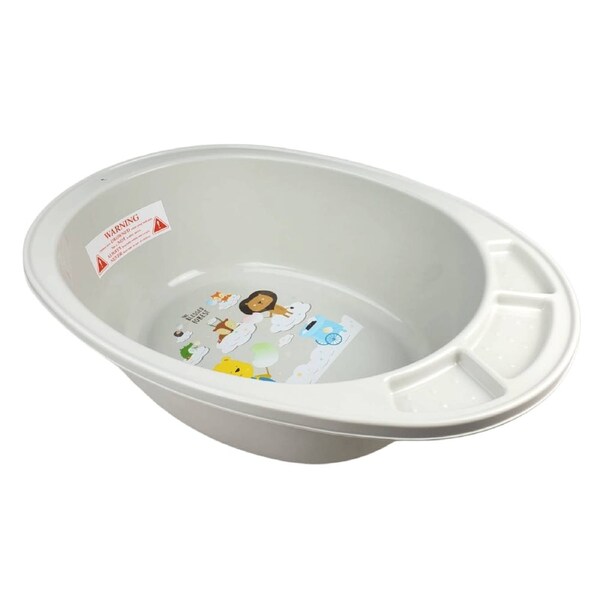 Large Double Bear Bath Tub - Grey