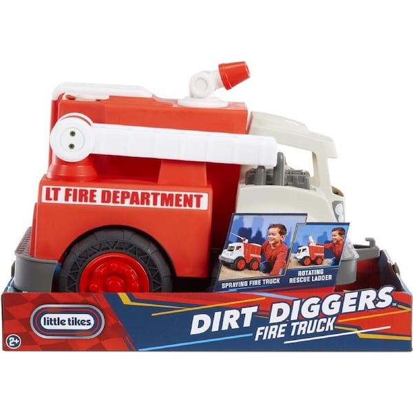 Little Tikes My First Cars Dirt Diggers Real Working Truck - Fire Truck