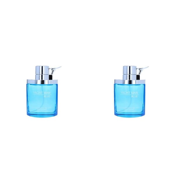 2PK Yacht Man Blue Eau De Toilette For Men Scent 100ml Spray Mens Body Fragrance