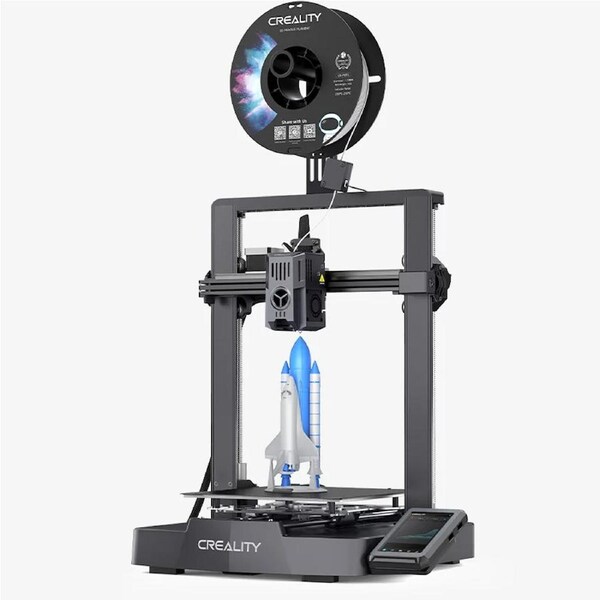 Creality Ender-3 V3 KE 3D Printer, 500 mm/s High-Speed Printing with Auto-Leveling, Sprite Direct Extruder Supports 300°C Printing, Ultra-Smooth and Stable,Printing Size: 220 x 220 x 250mm