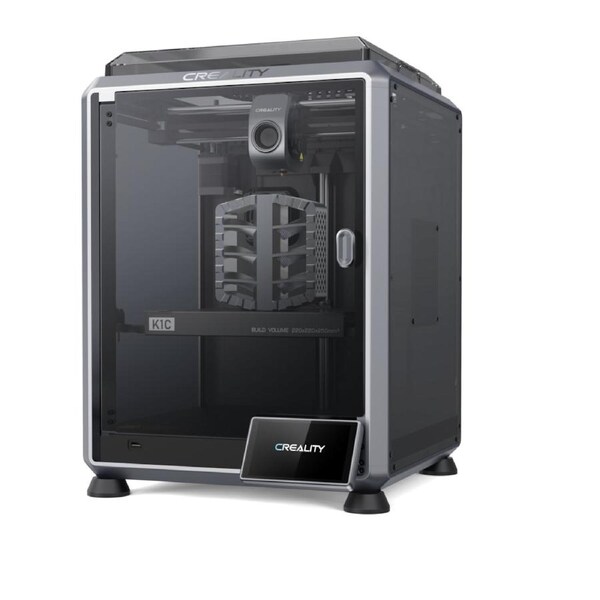 Creality K1C 3D Printer, 600mm/s High-Speed Auto Leveling Clog-Free Robust Direct Extruder K1 SE Upgraded 3D Printer with AI Camera Support Carbon Fiber Filaments- Printing Size: 220 x 220 x 250mm