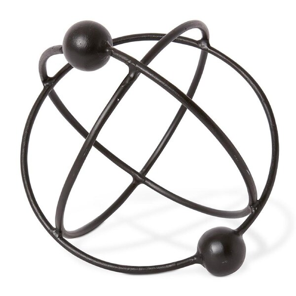 E Style Atom Home Decorative Sculpture Ornament Statue - Black 31 x 30 x 26cm