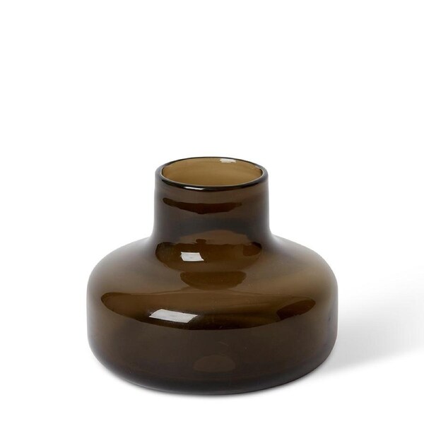 E Style Zama Home Decorative Flower Vase Vessel - Brown 15 x 15 x 11cm