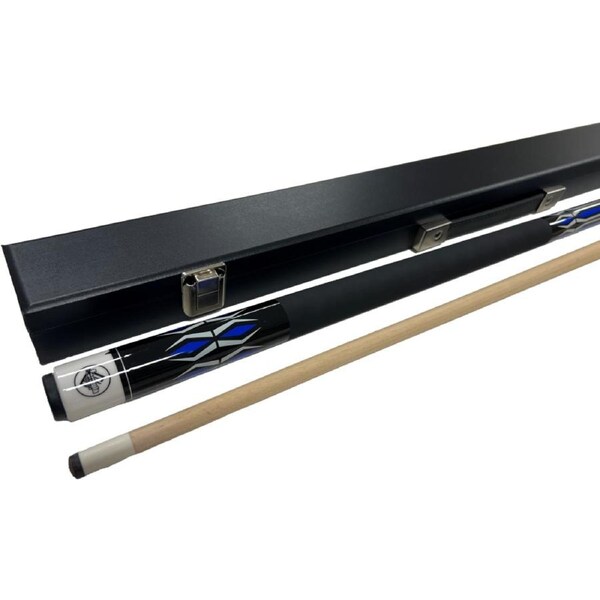 Formula Sports Maple 9 Ball BLUE Timber Pool Snooker Billiard Cue and Case Set