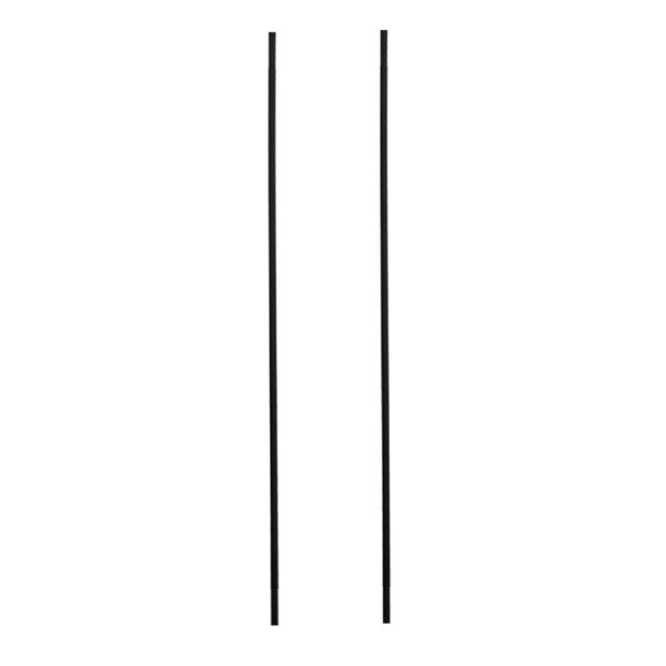 riin 2pcs Gap Fillers for 150cm Extra Tall Baby Pet Gate Black