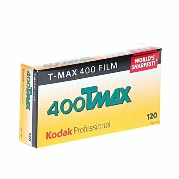 Kodak Film T-Max 400 B&W Negative Film (120 Roll Film, 5-Pack)