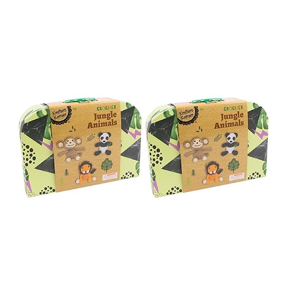 2x Krafters Korner Jumbo Diy Craft Kit Assorted Kids/Childrens Craft Set 6+