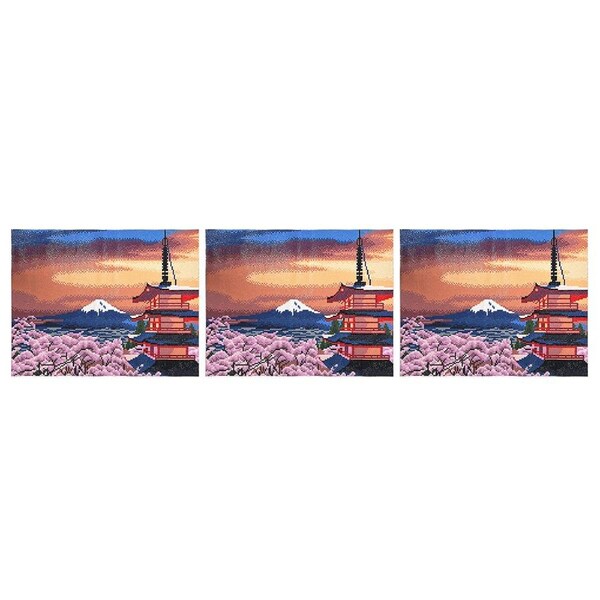 3x Krafters Korner Diamond Painting 40x50cm Creative Kids/Childrens Craft Set 6+