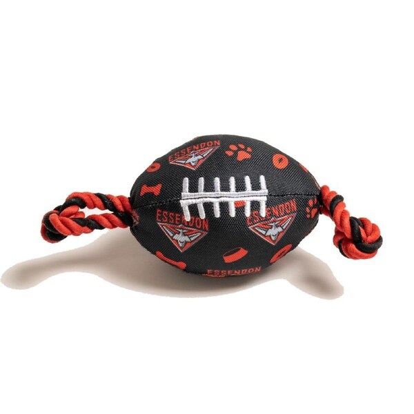 The Stubby Club Essendon Bombers AFL Themed Durable Dog/Cat Pet Play Chew Toy