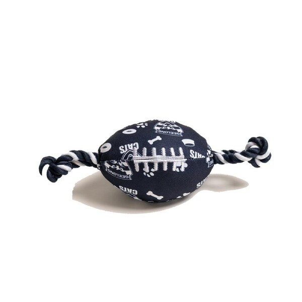 The Stubby Club Geelong Cats AFL Themed Durable Dog/Cat Pet Play Chew Toy