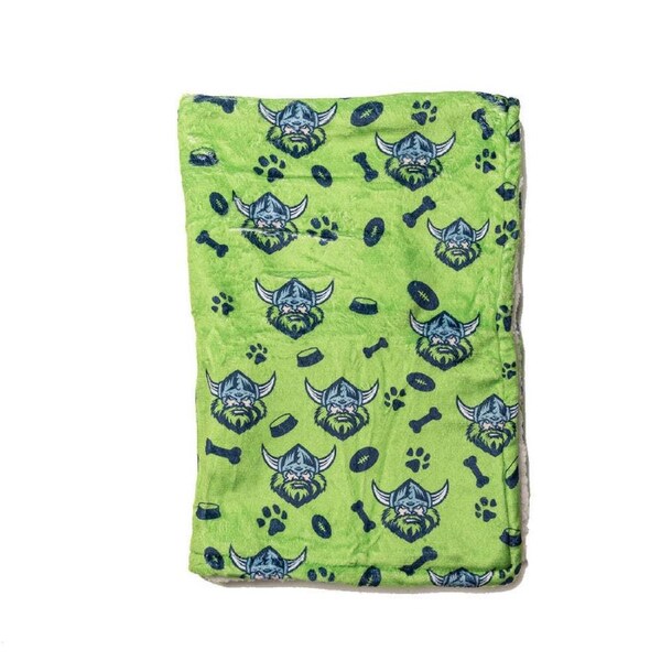 The Stubby Club Canberra Raiders NRL Themed Durable Dog/Cat Pet Bed Blanket