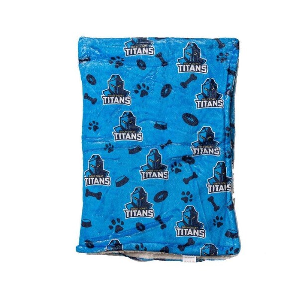 The Stubby Club Gold Coast Titans Dog/Cat Durable Dog/Cat Pet Bed Blanket