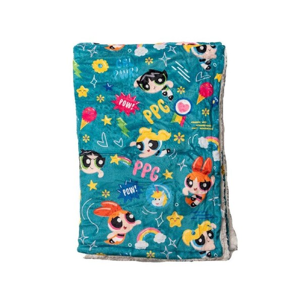 The Stubby Club Powerpuff Girls 100cm Pet Dog Comforter Blanket Soft Fleece