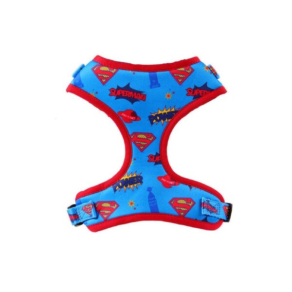 The Stubby Club Superman Pet Dog XS Breathable Mesh Vest/Harness Adjustable